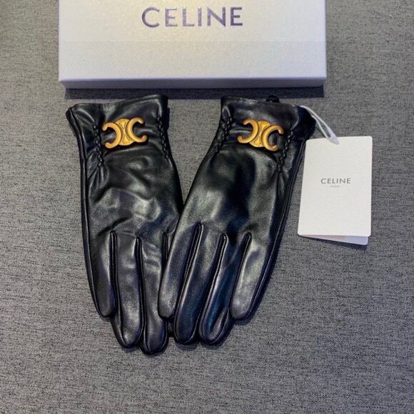 🌊🌊Celine Black thermal gloves - Picture 1 of 6